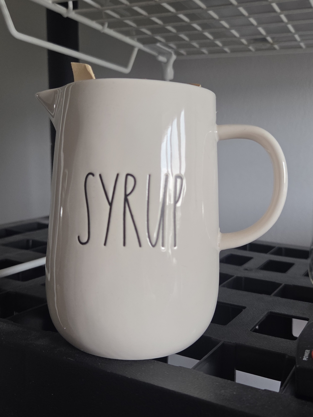 Rae Dunn Syrup Pitcher with Handle